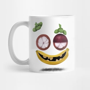 Funny weird tropical fruit monster Mug